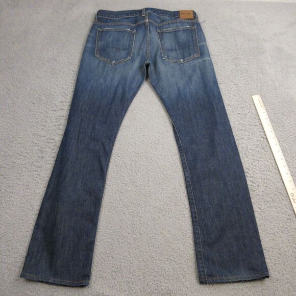 SIMON SPURR Mens Jeans size 32 x 32 Raw Denim Straight Leg Made in USA - Picture 6 of 11
